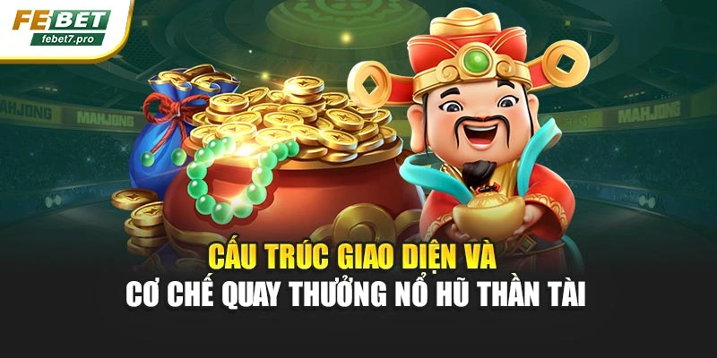 Cấu trúc giao diện và cơ chế quay thưởng nổ hũ thần tài